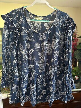 Romantic Gypsy Ruffle Blouse 3X